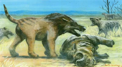 Древние животные – самые крупные и опасные существа прошлого | Пикабу