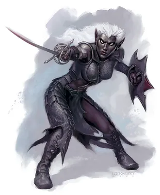 Dnd drow king on Craiyon