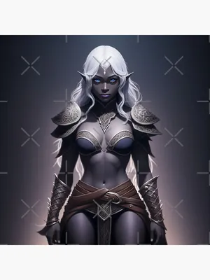 ArtStation - Drow Sorcerer - dnd commission