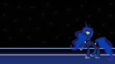 Фото Принцесса Луна / Princess Luna из мультсериала Мои маленький пони:  Дружба - это чудо / My Little Pony: Friendship Is Magic, by blueSpaceling