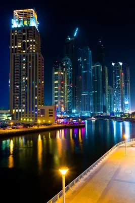 Шикарный ночной Дубай