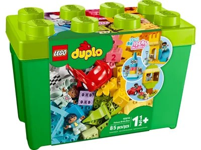 LEGO DUPLO Classic Deluxe Brick Box Building Set with Toy Storage 10914,  First Bricks Educational Learning Toys for Toddlers and Kids 1.5 - 3 Years  Old - 