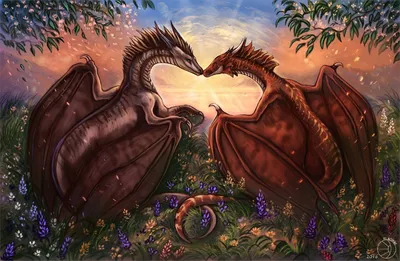 Два дракона в символе Инь Янь,…» — создано в Шедевруме