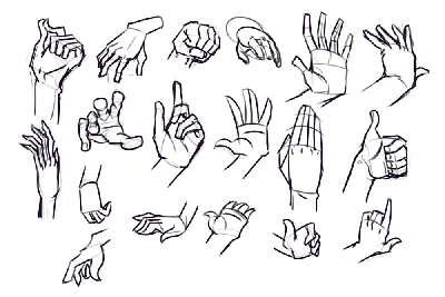 Hands Reference 2 by Kibbitzer on DeviantArt