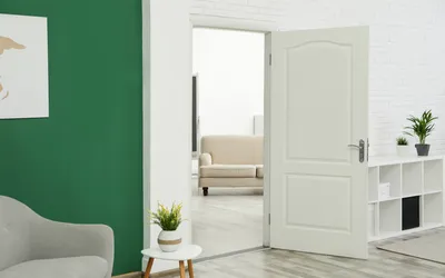 Серые двери в интерьере квартиры - 70 фото
