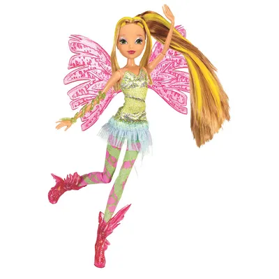 Шарнирная кукла 'Флора Сиреникс' (Stella Sirenix), из серии 'Делюкс', Winx  Club, Jakks Pacific [58904]