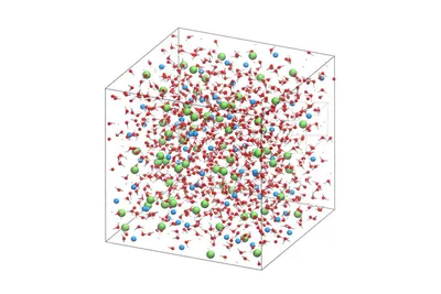 Модель молекулярного строения воды используя машинное обучение строят  ученые | 