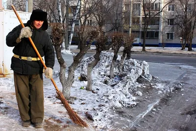 Дворник. Работа, которую в Москве полностью дискредитировали. | Склерозник  реалиста | Дзен