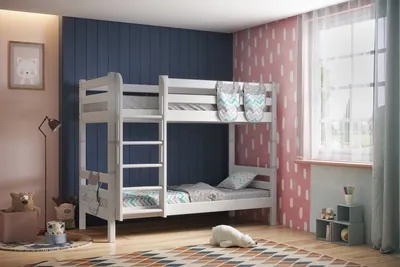 Купить Двухэтажная кровать "Сказочный домик" - Двухэтажные кровати в  большом ассортименте с доставкой по СПБ