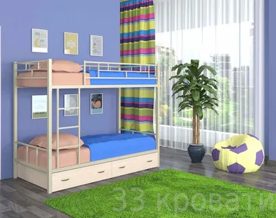 Купить Каркас двухъярусной кровати MYDAL  IKEA (ИКЕА МИДАЛ) ᐈ  DODOMY ᐈ в УКРАИНЕ