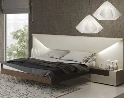 Дизайн двуспальной кровати 2023 года: самые красивые фото интерьеров комнат