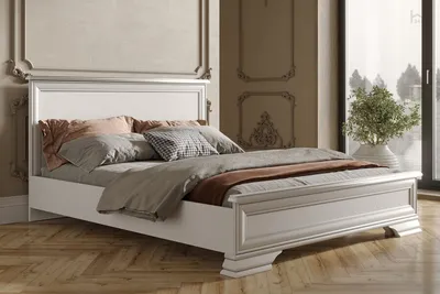 Двуспальная кровать из металла Авила цена 29030 руб. «Формула Мебели»  купить в Спб.