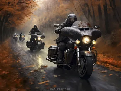 Галерея страшных байкеров на Хэллоуин от Harleysite - 