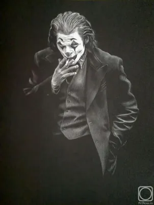 Joker» картина Семенцова Дмитрия (бумага, карандаш) — купить на 