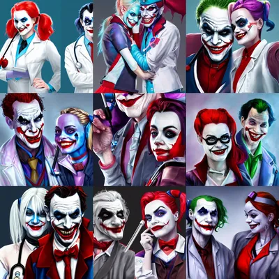 Joker and Harley Quinn Hearts - Altruistic - #AllTru2U