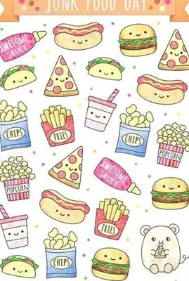 Cute food drawings for sketchbook | How To Draw Cute Food | Yulka's easy  drawings for sketching. - YouTube