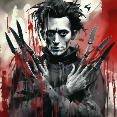 Кукла Эдвард Руки-Ножницы ( Edward Scissorhands ) в интернет-магазине  Ярмарка Мастеров по цене 17000 ₽ – QK3KWBY | Интерьерная кукла, Москва -  доставка по России