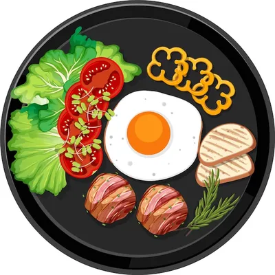 Картинки Картофель фри Еда Овощи тарелке белом фоне Мясные продукты