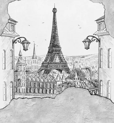 Картина по номерам "Париж. Эйфелева башня"