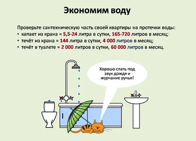 Экономия воды - презентация онлайн