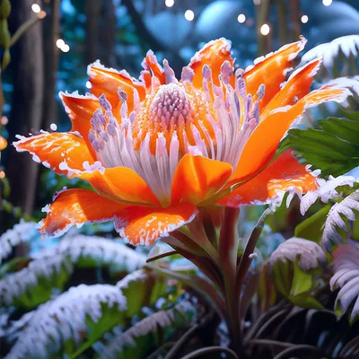 Экзотические цветы Французской Полинезии | Пикабу