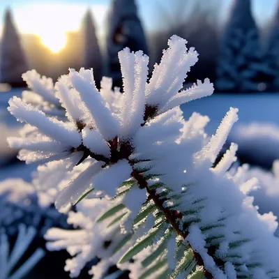 Фотографии Ель Зима Природа Леса Снег ночью Здания