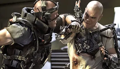 Elysium' poster: Matt Damon's futuristic back