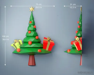 Объемная ЁЛКА из бумаги своими руками / DIY Paper Christmas Tree - YouTube