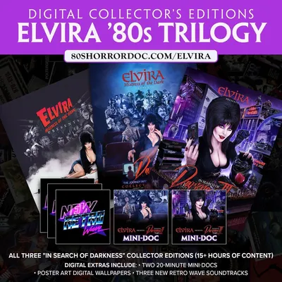 Elvira Mistress of the Dark Horror Poster – Mystery Supply Co.