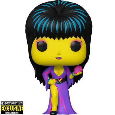 Elvira Black Light Funko Pop! Vinyl Figure #68 - Entertainment Earth  Exclusive