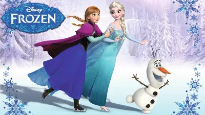 Disney Frozen Elsa Anna Olaf Sven Wall Paper Mural | Buy at EuroPosters