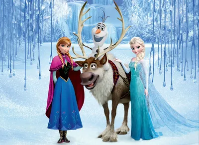 Olaf, Elsa ,Anna and Kristoff in a Frozen Holiday Wish at Magic Kingdom  Park 13. Editorial Stock Photo - Image of frozen, children: 166520463