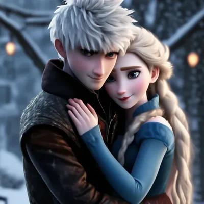 Frozen Princess Elsa and Jack Frost Love Story, Wedding Эльза и Джек Фрост  Любовь | Джек фрост, Эльза, Современные принцессы диснея