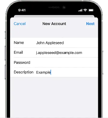 Add an email account - Apple Support