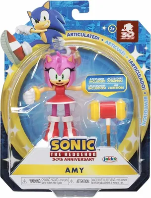 Мягкая игрушка Эми Роуз "Sonic" 25см FANDOM STORE 111634927 купить в  интернет-магазине Wildberries