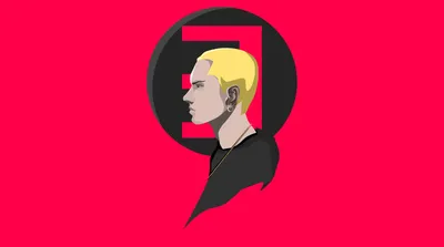 Eminem Red Minimal 4k обои, HD музыкальные обои, 4k обои, изображения, фоны, фотографии и картинки