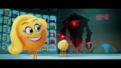 DIE EMOJI-Film, von links: Jailbreak (Stimme: Anna Faris), Gene (Stimme:  t.j. Miller), Hi-5 (Stimme: James Corden), 2017. © Columbia Pictures  /Courtesy Everett Collection Stockfotografie - Alamy