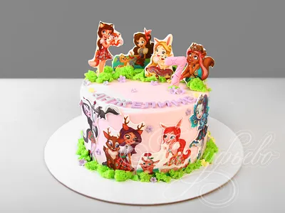 Cake Ukraine Kyiv. Cake ENCHANTIMALS | Animales de fondant, Modelos de  tortas, Tortas