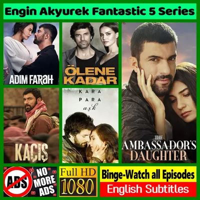 Энгин Акюрек * Fantastic 5 Pack * HD * Mega Bundle * Английские субтитры * Без рекламы * | eBay