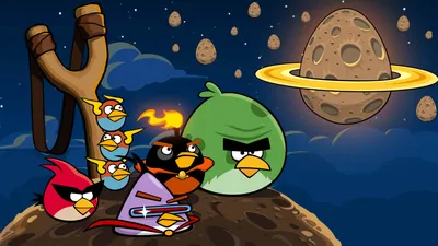 Обзор игры Angry Birds Space (Злые Птички в Космосе) Изучаем Планеты -  YouTube