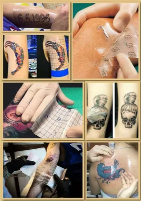 Заживляющая пленка для татуировок TATTOO EAZER PROTECTIVE FILM - «?  Идеальное заживление ТАТУ? - быстро и надежно, и без пеленок» | отзывы