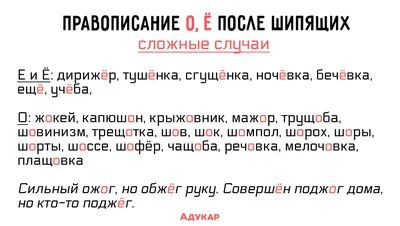 Слова-исключения русского языка, которые стоит запомнить перед ЕГЭ | Адукар