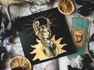 Sun Demon Art Print - Etsy