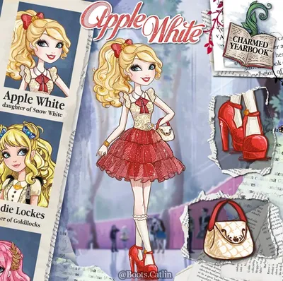 EVER AFTER HIGH - Redesigns | Ever after high, Ever after high rebels,  Apple white