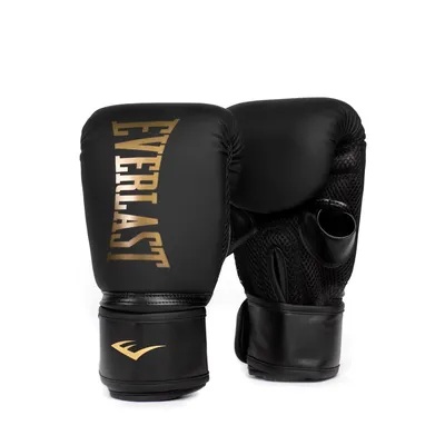 Everlast Elite Protex Training Boxing Gloves - Black/White/ -14oz | eBay