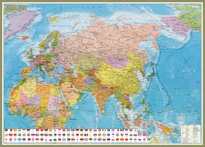 Карта Евразии