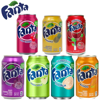 FANTA NATURALLY FLAVORED AMERICAN SOFT SODA DRINK 355ml ( 3, 5, 9 CANS ) |  eBay