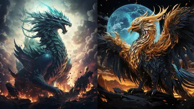 Dragons. Драконы. PNG. | Дракон, Фея, Печать