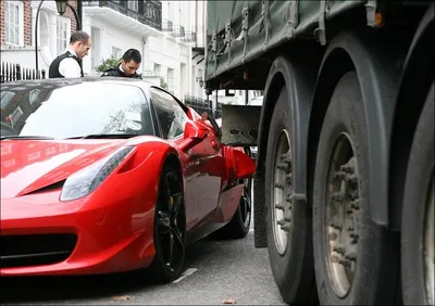 Карбоновий передній дифузор на Ferrari 458 Italia (ID#684186590), цена:  44000 ₴, купить на 