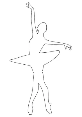 Фигурки балерин из бумаги 